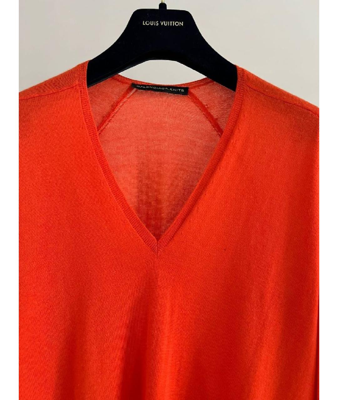 BALENCIAGA Бордовый джемпер / свитер, фото 4