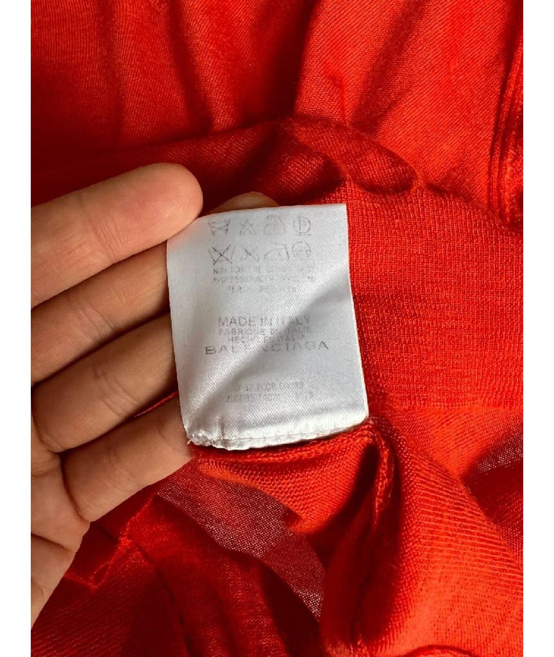 BALENCIAGA Бордовый джемпер / свитер, фото 6