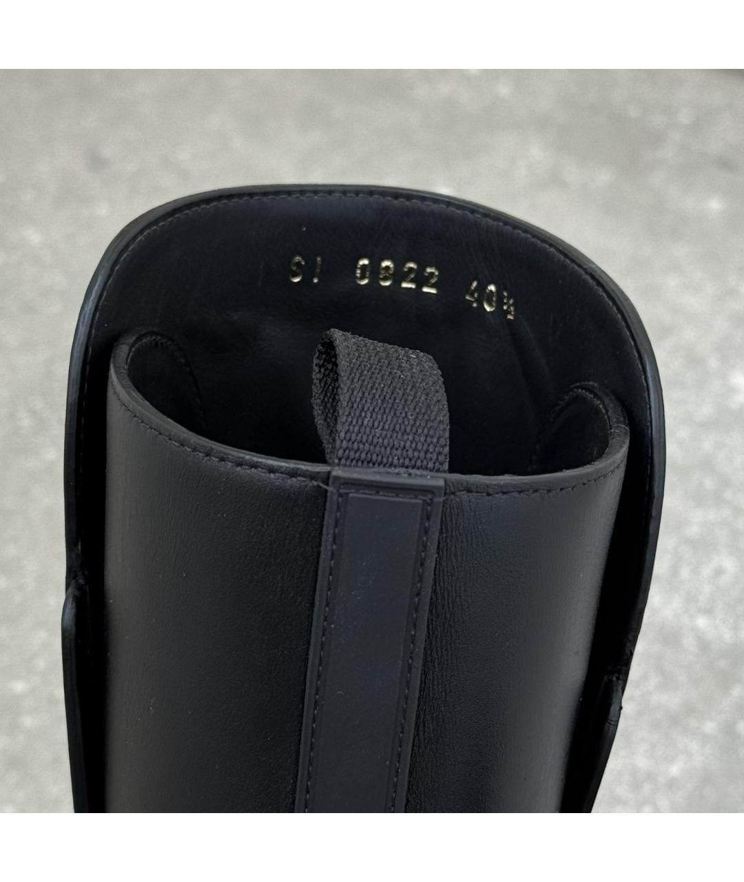 CHRISTIAN DIOR Черные кожаные полусапоги, фото 9