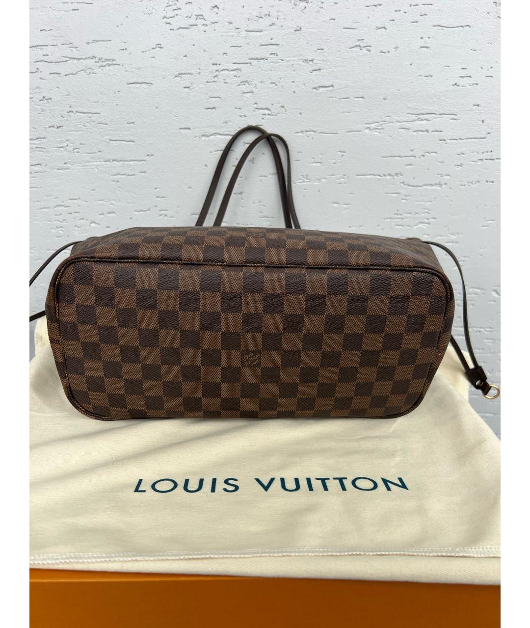 LOUIS VUITTON Коричневая сумка с короткими ручками, фото 5