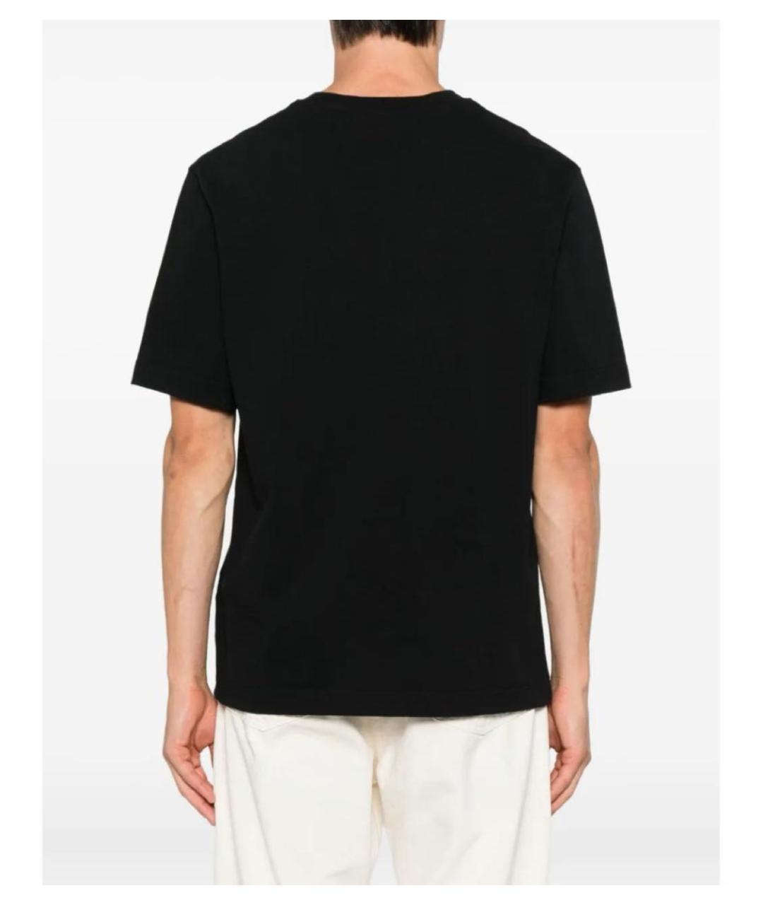 JACQUEMUS Черная хлопковая футболка, фото 5