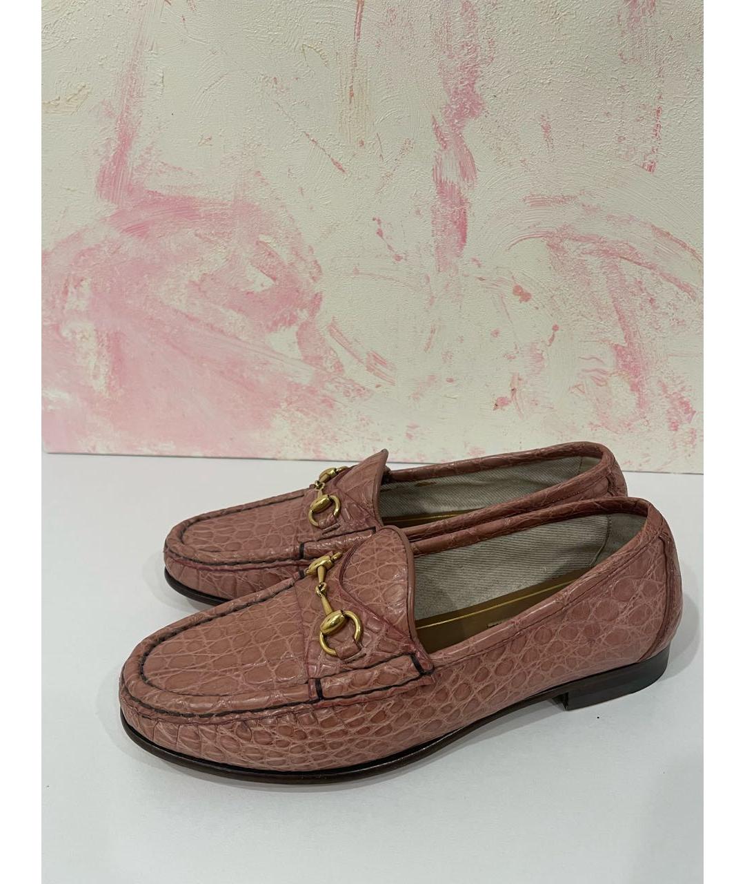 GUCCI Лоферы из экзотической кожи, фото 2