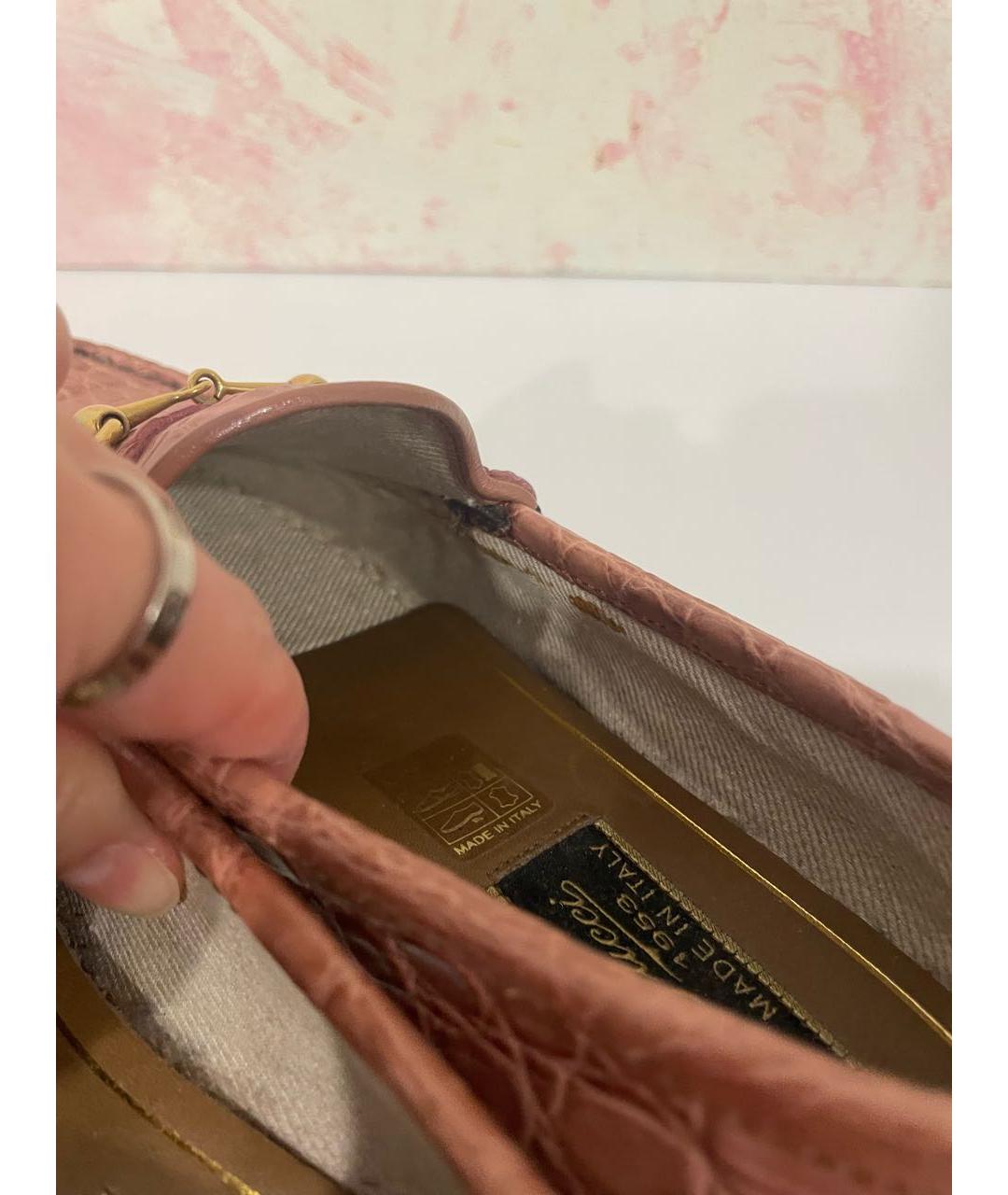 GUCCI Лоферы из экзотической кожи, фото 6