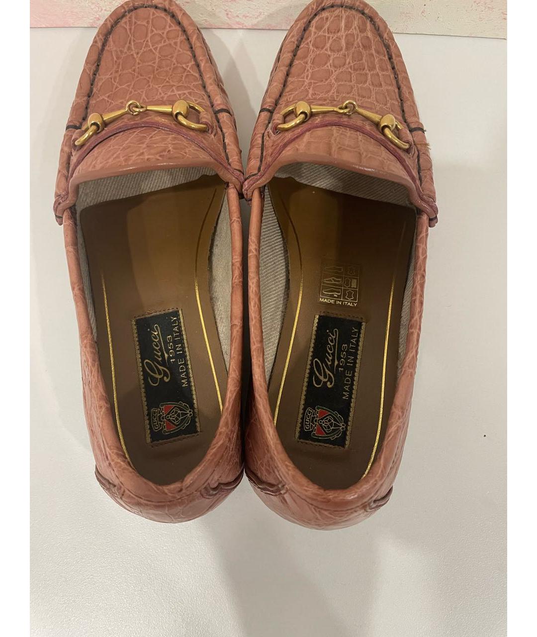 GUCCI Лоферы из экзотической кожи, фото 5