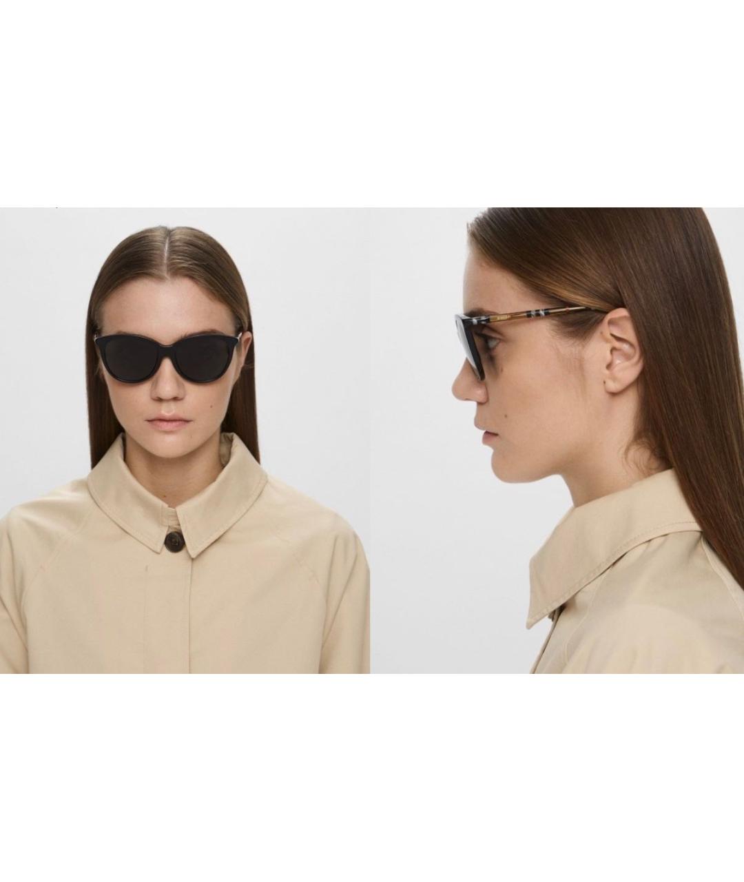 BURBERRY Мульти пластиковые солнцезащитные очки, фото 6