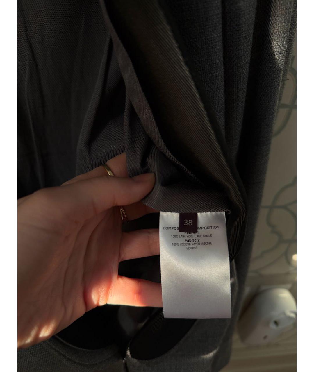 STELLA MCCARTNEY Серый шерстяной жакет/пиджак, фото 6