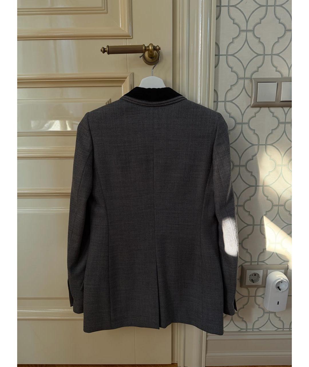 STELLA MCCARTNEY Серый шерстяной жакет/пиджак, фото 2