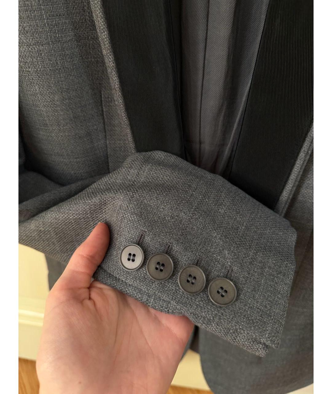 STELLA MCCARTNEY Серый шерстяной жакет/пиджак, фото 5