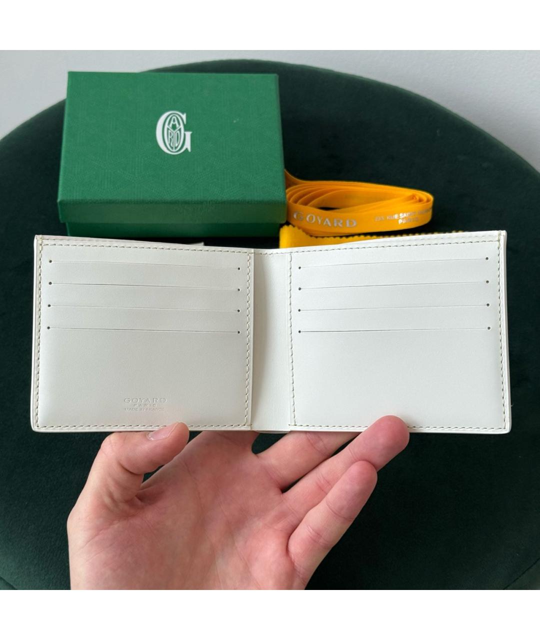 GOYARD Белый кошелек, фото 6