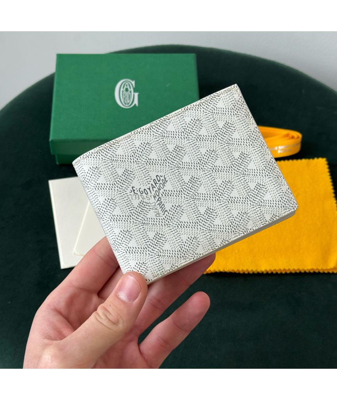 GOYARD Белый кошелек, фото 3