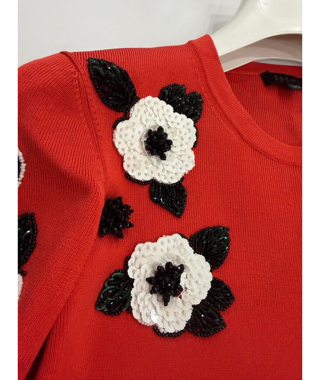 ESCADA Коралловый синтетический джемпер / свитер, фото 4