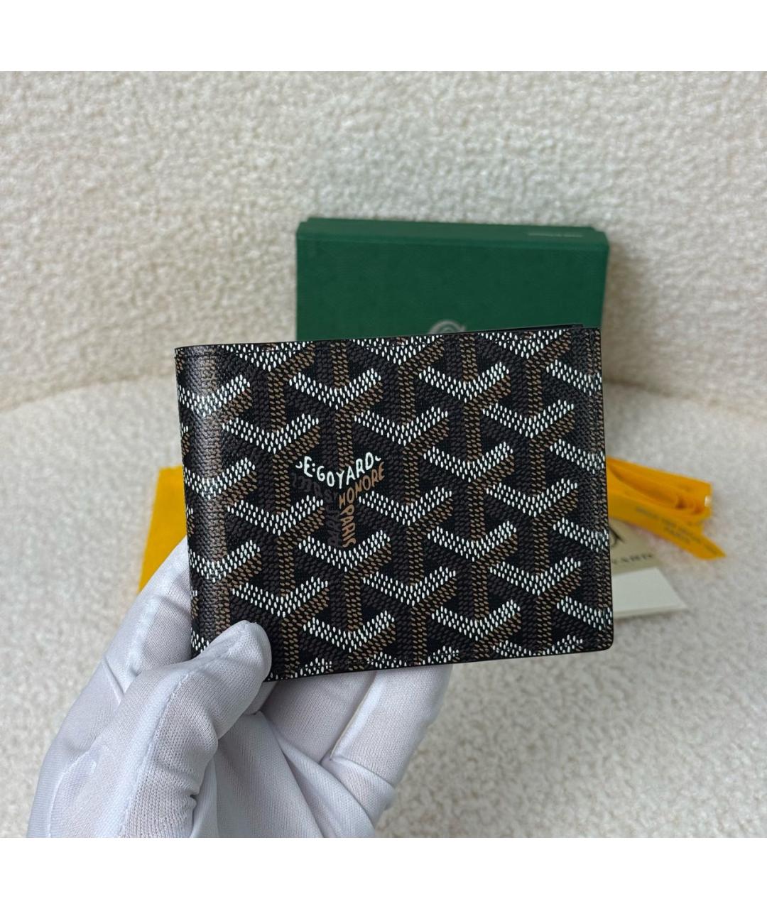 GOYARD Черный кошелек, фото 4