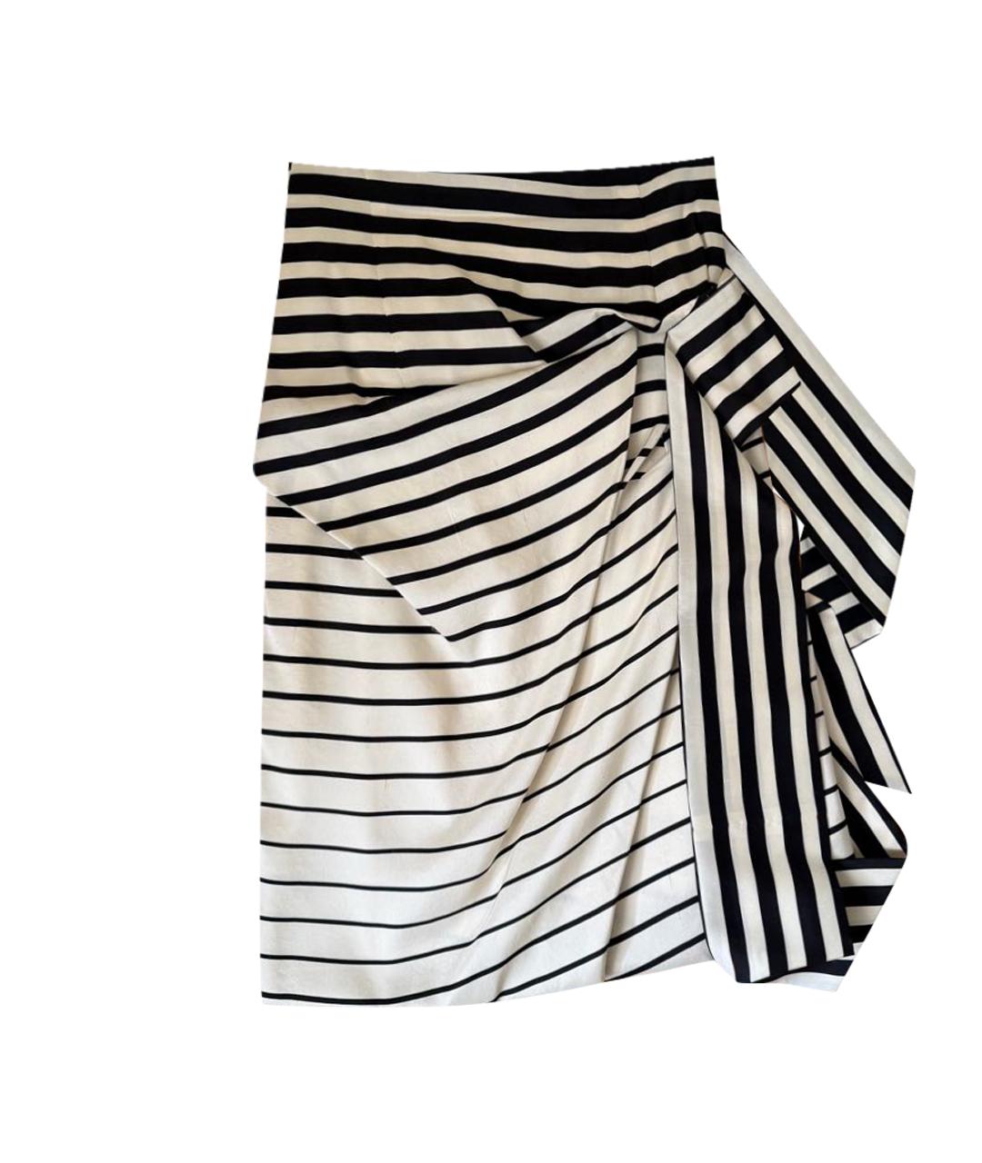 DRIES VAN NOTEN Мульти шелковая юбка миди, фото 1