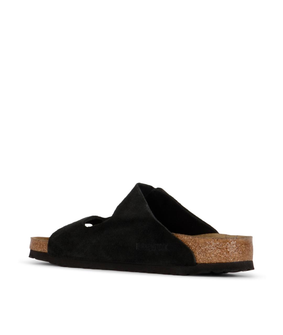 BIRKENSTOCK Черные замшевые сандалии, фото 3