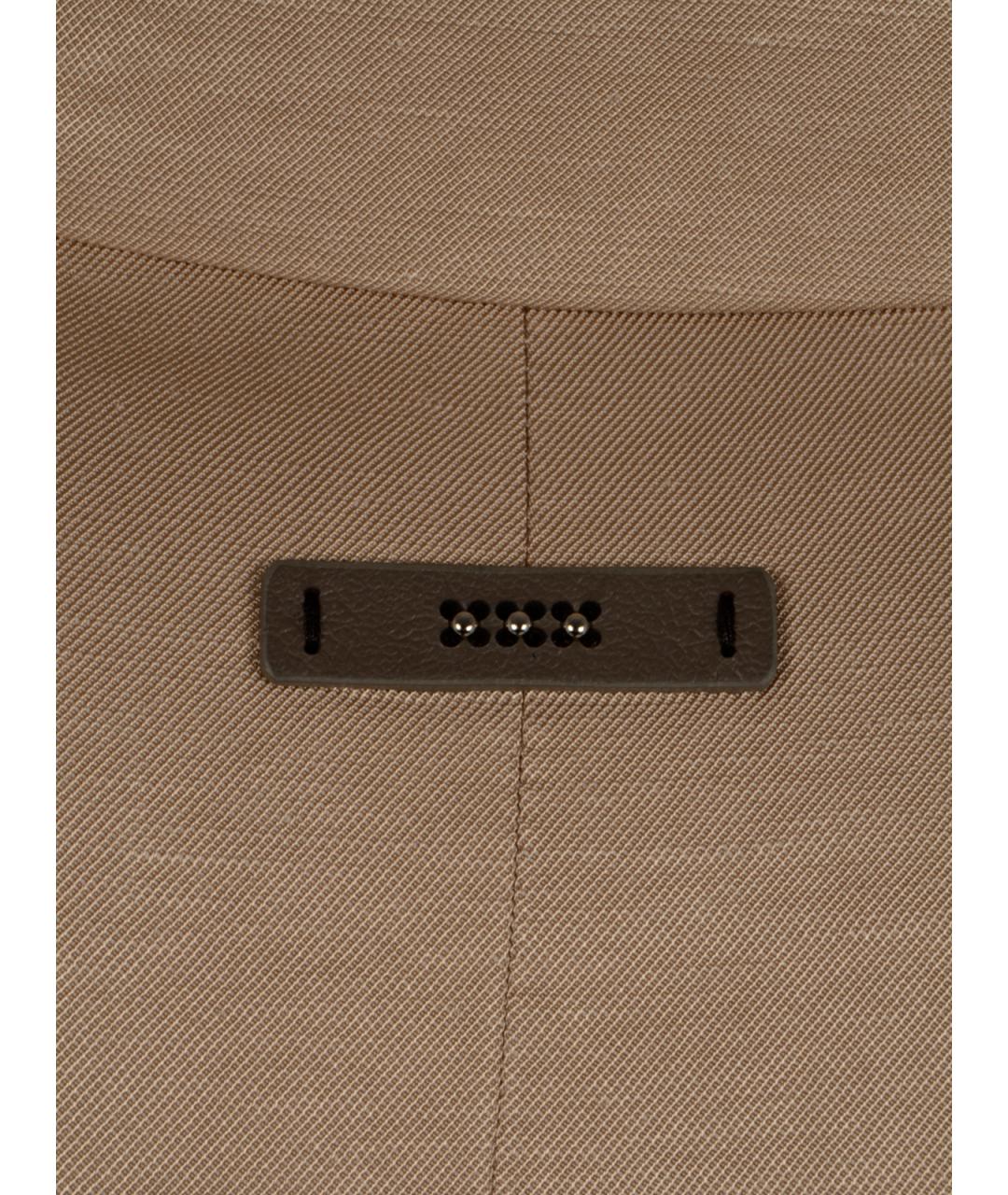 PESERICO Бежевый жакет/пиджак, фото 3