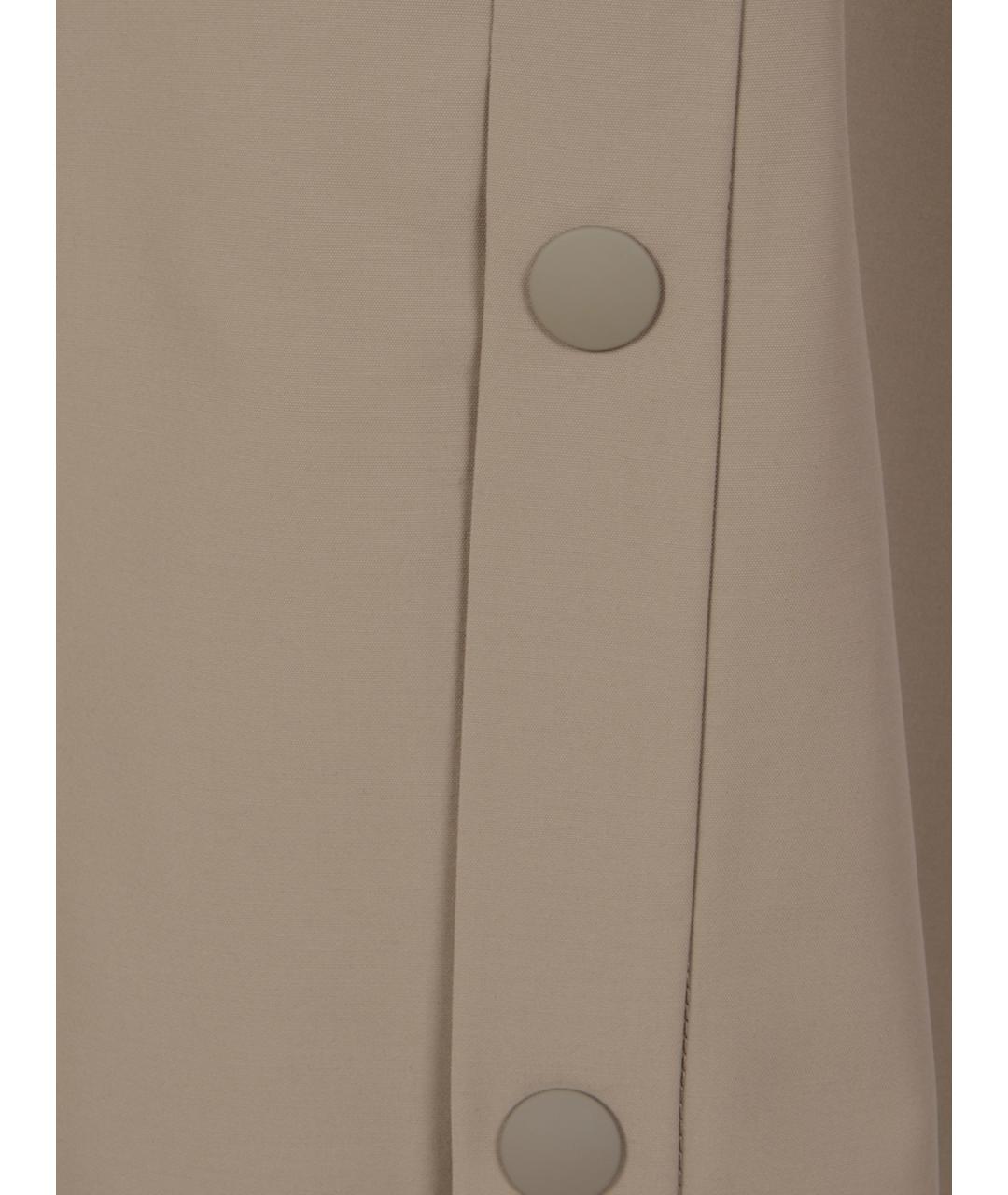 PESERICO Бежевые прямые брюки, фото 3