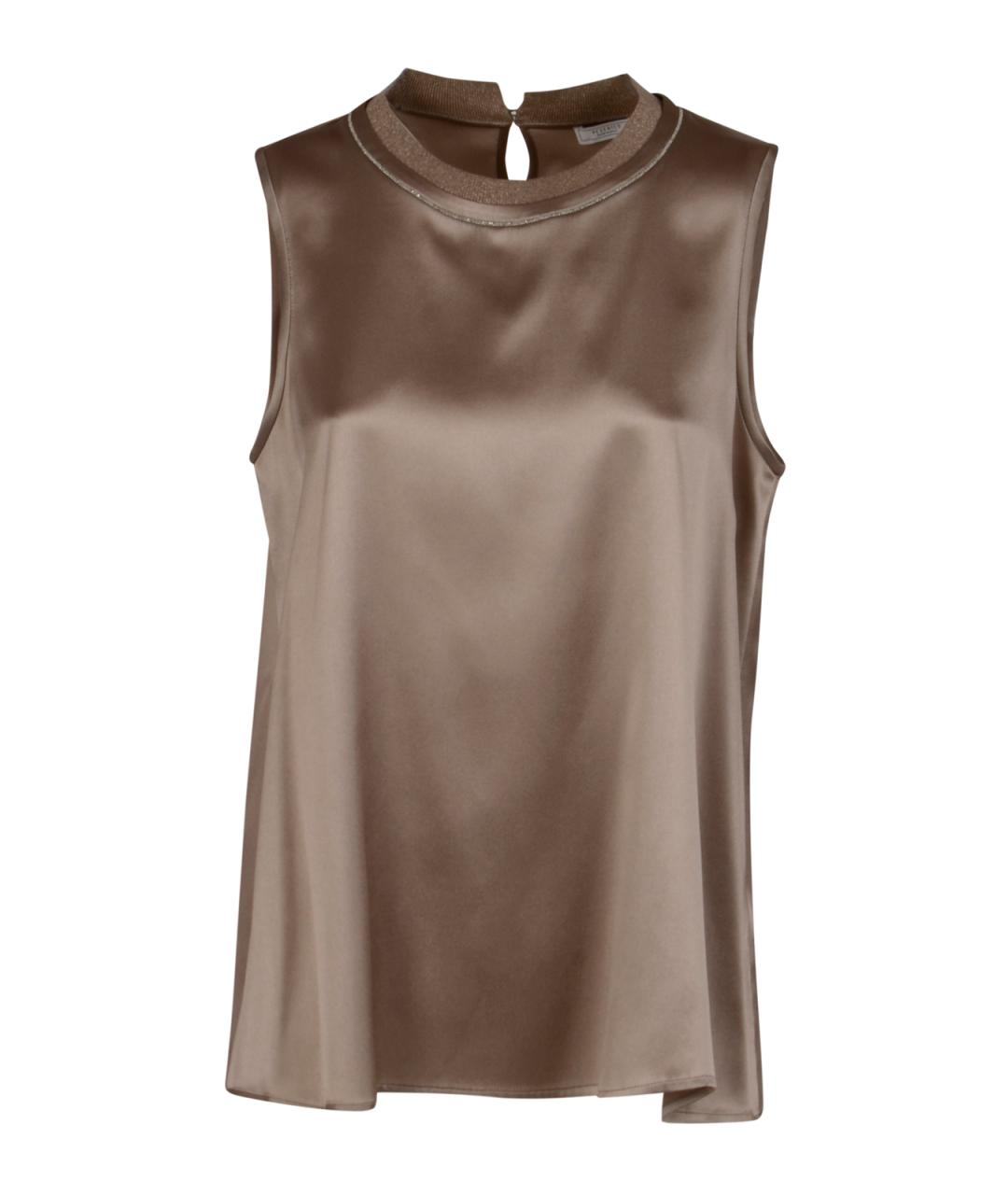 PESERICO Шелковая майка, фото 1