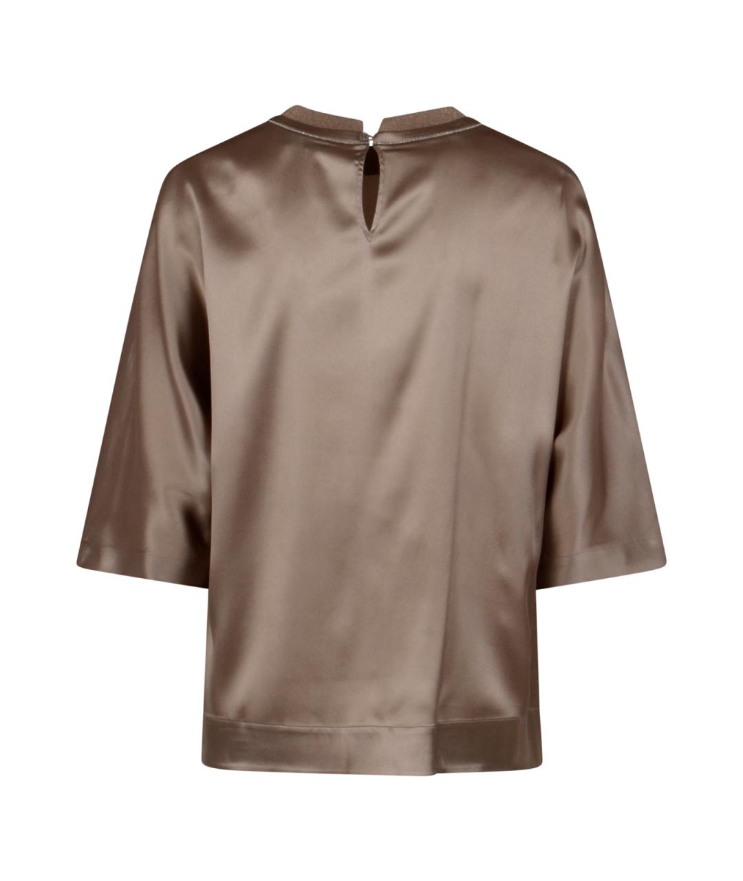 PESERICO Шелковая футболка, фото 2