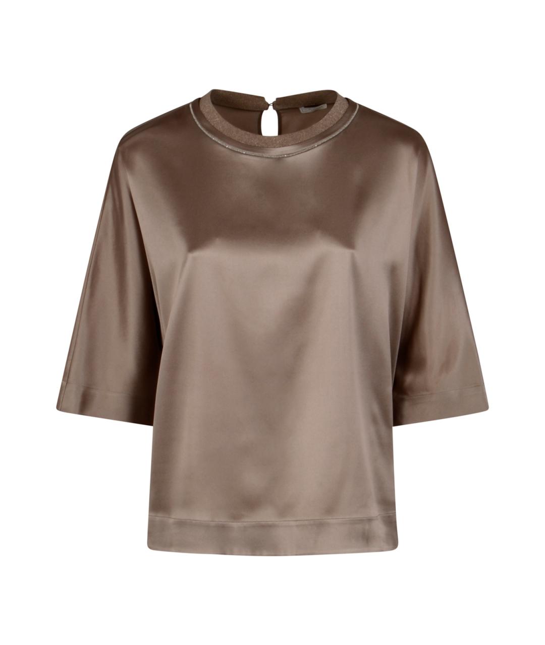 PESERICO Шелковая футболка, фото 1