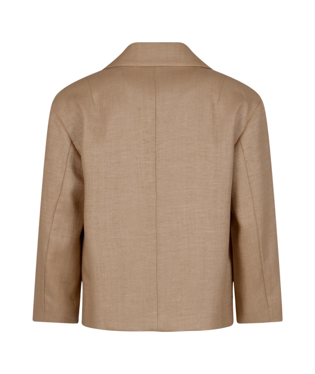 PESERICO Бежевый жакет/пиджак, фото 2