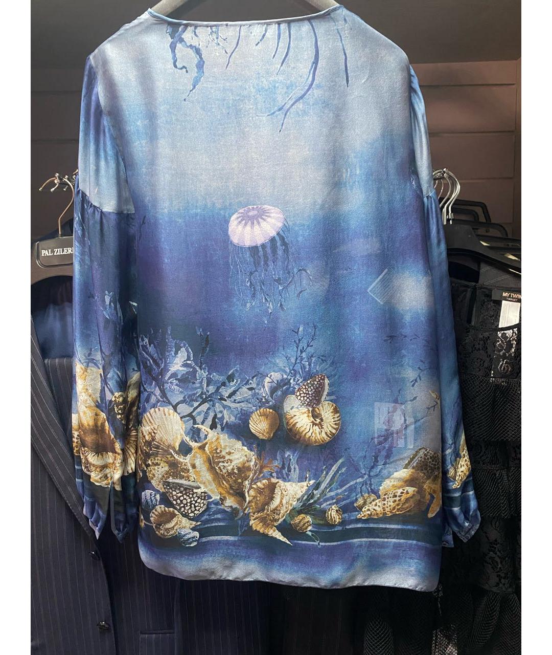 ALBERTA FERRETTI Мульти шелковая блузы, фото 2