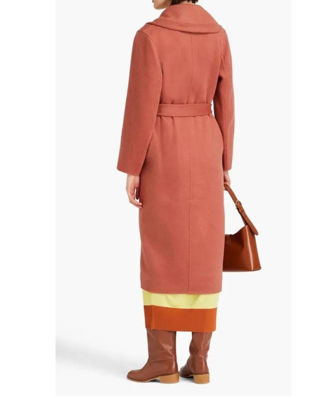 ZIMMERMANN Коралловое шерстяное пальто, фото 8