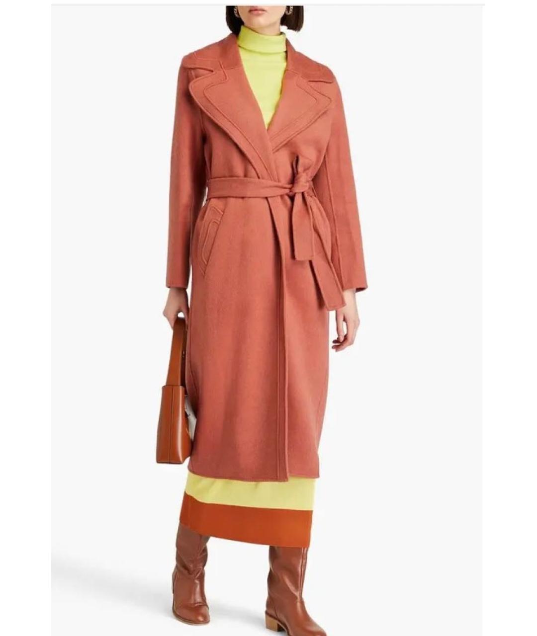 ZIMMERMANN Коралловое шерстяное пальто, фото 7