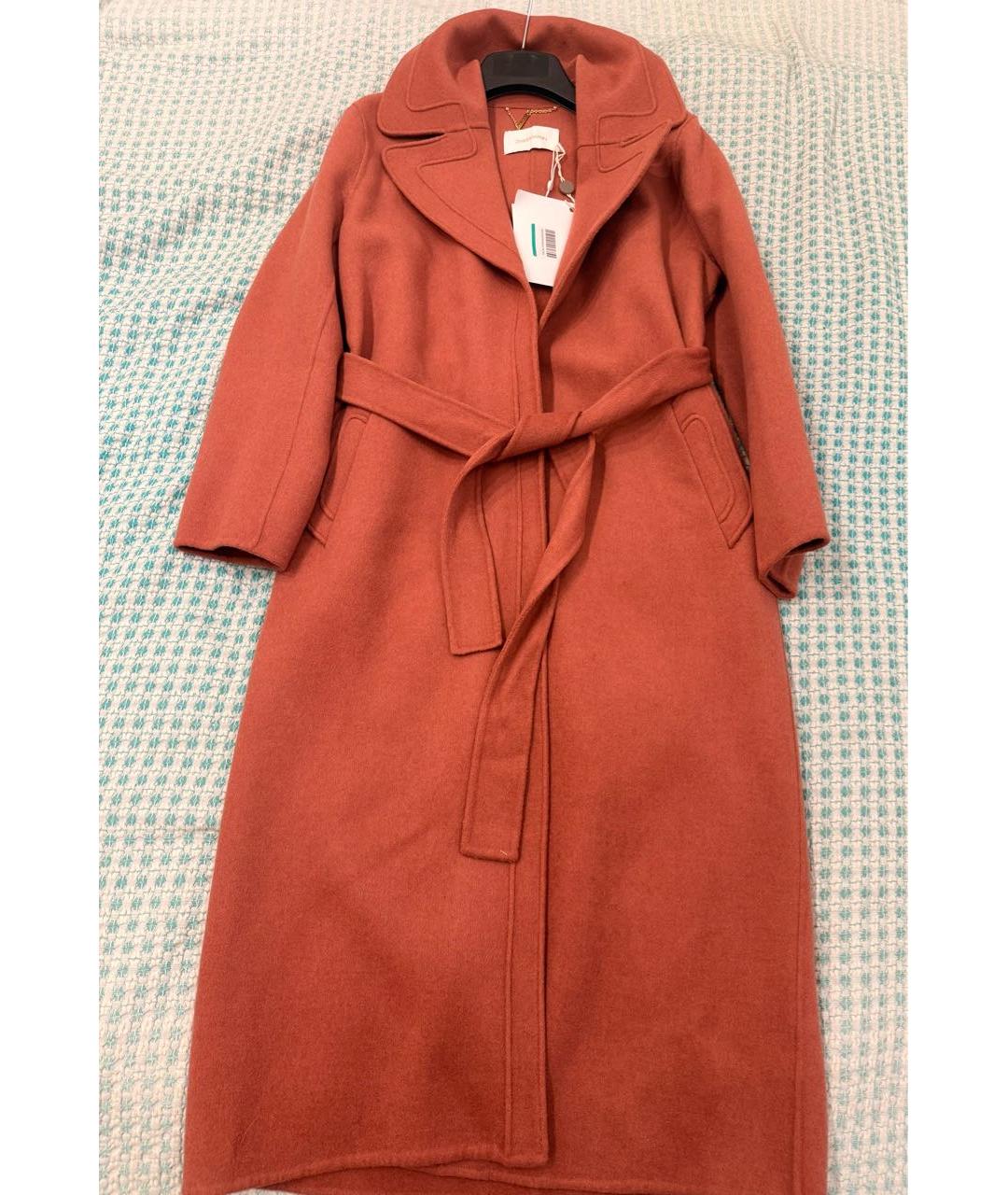 ZIMMERMANN Коралловое шерстяное пальто, фото 2