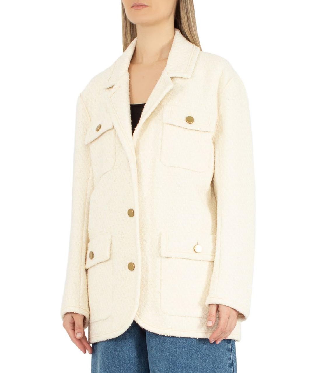 PHILOSOPHY DI LORENZO SERAFINI Бежевый хлопковый жилет, фото 3