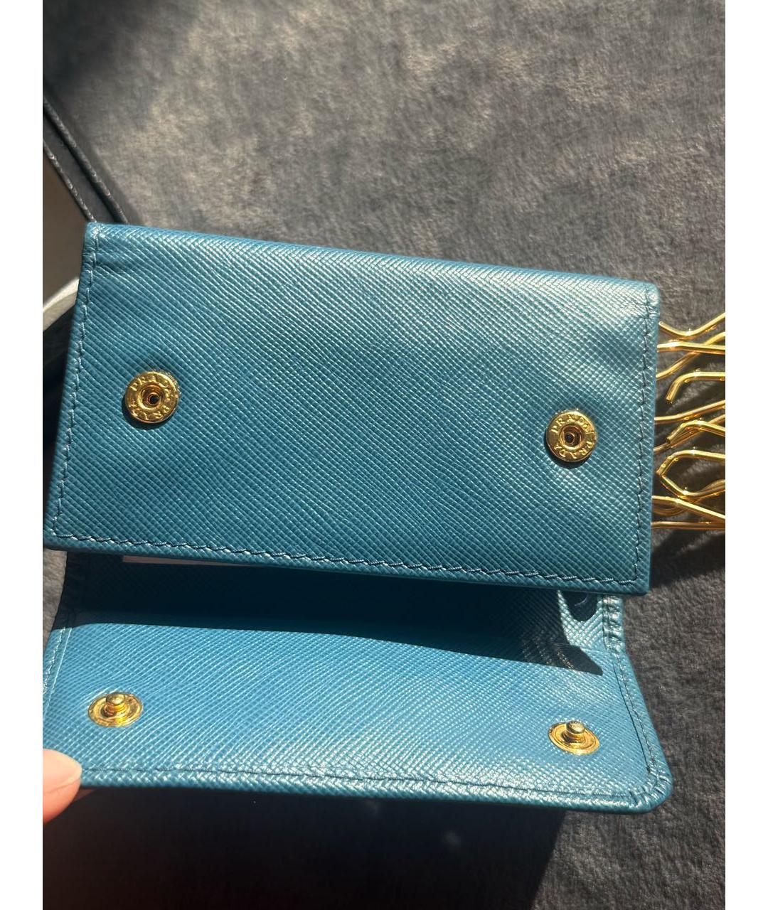 PRADA Синяя ключница, фото 5