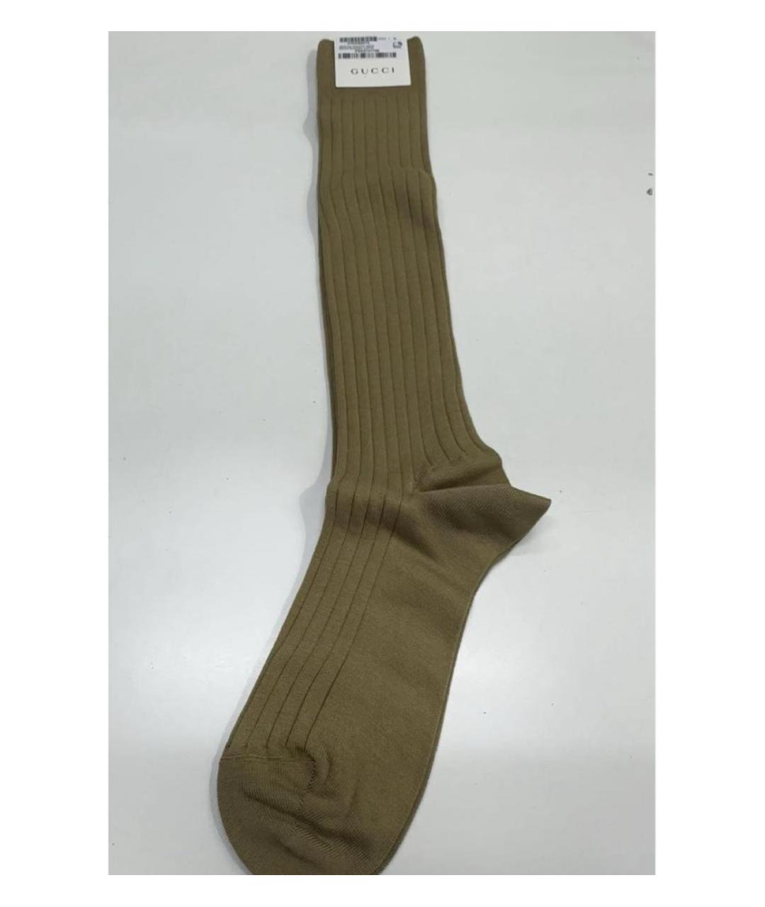 GUCCI Бежевые носки, чулки и колготы, фото 5