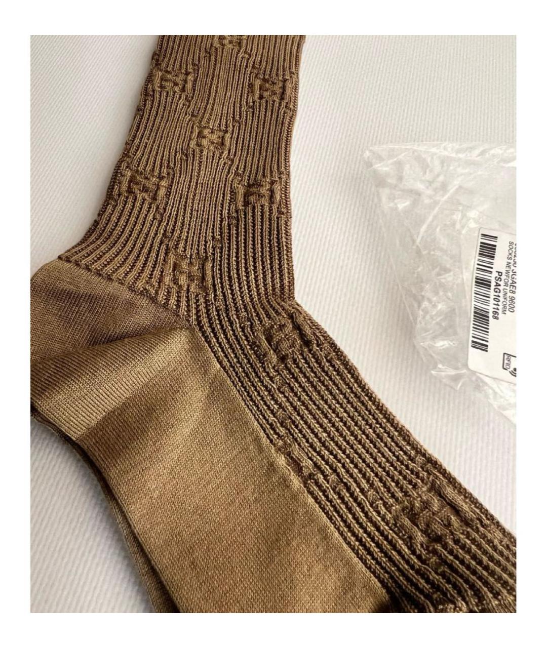 GUCCI Бежевые носки, чулки и колготы, фото 3