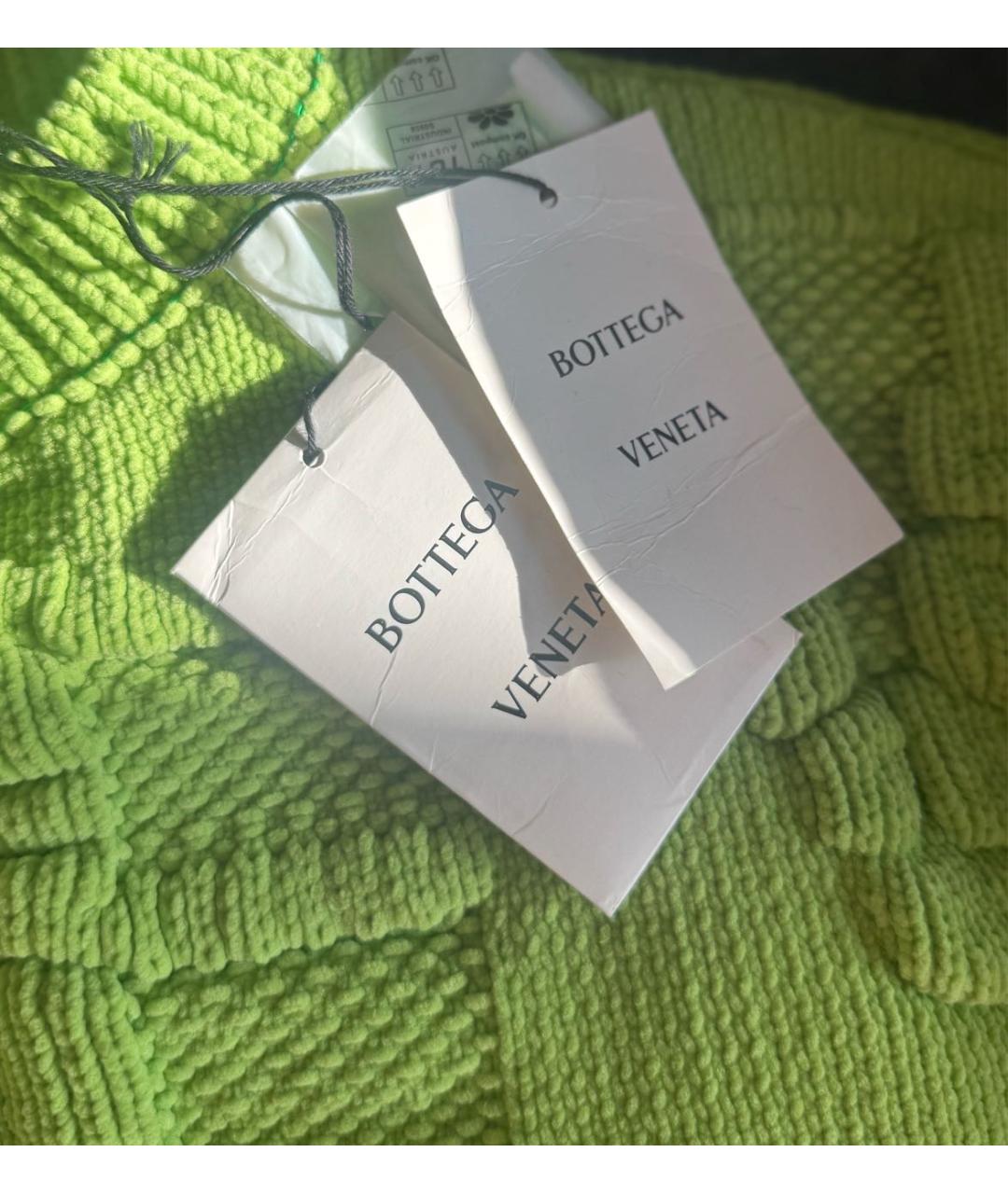 BOTTEGA VENETA Зеленый полиамидовый джемпер / свитер, фото 4