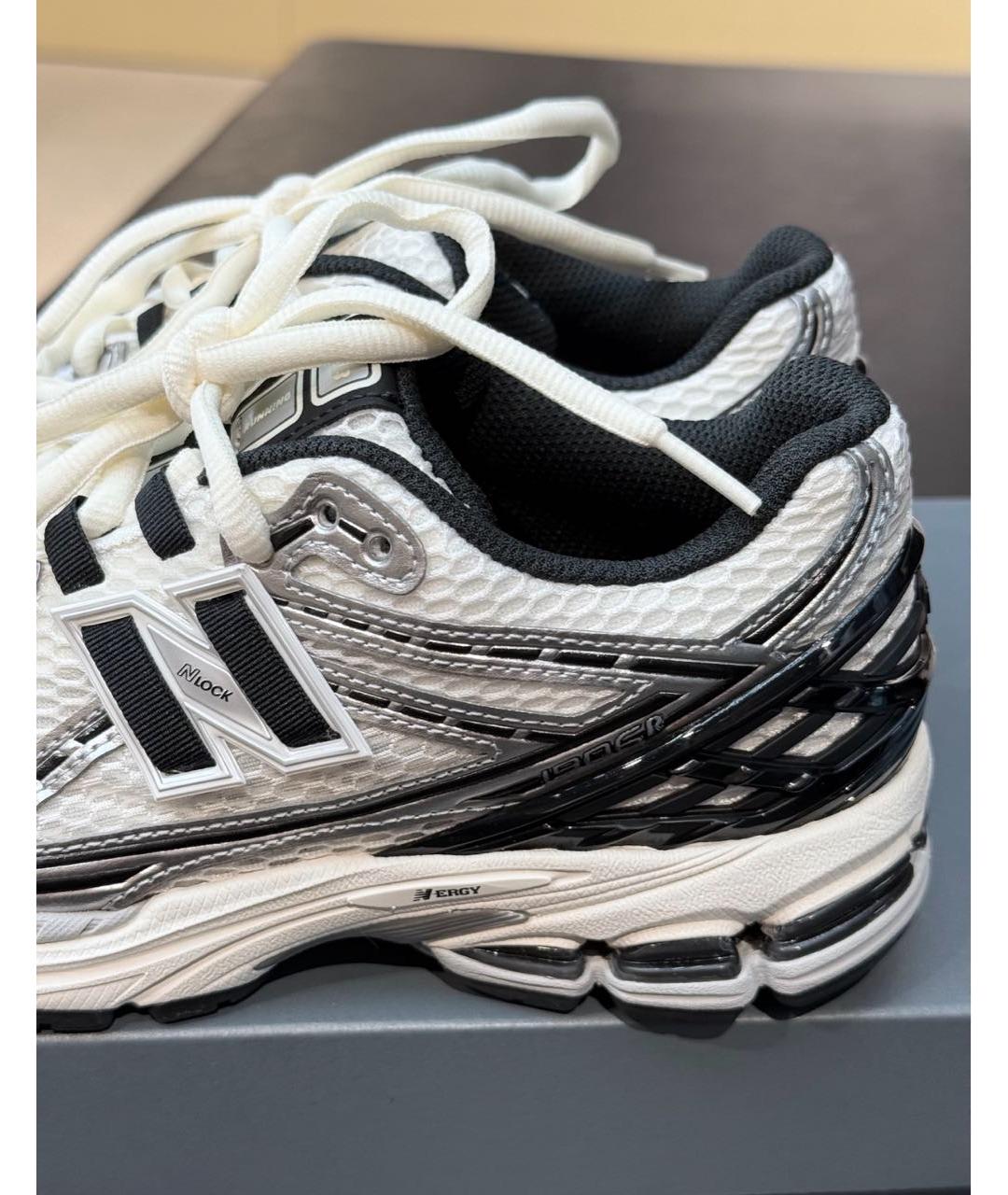 NEW BALANCE Белые текстильные кроссовки, фото 7