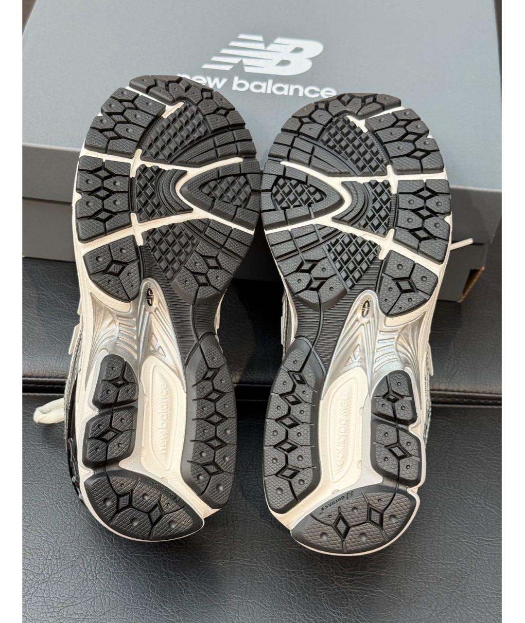 NEW BALANCE Белые текстильные кроссовки, фото 6