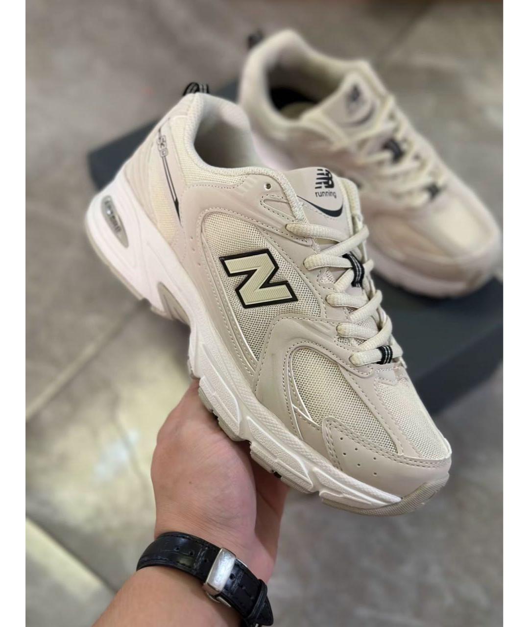 NEW BALANCE Бежевые текстильные кроссовки, фото 7