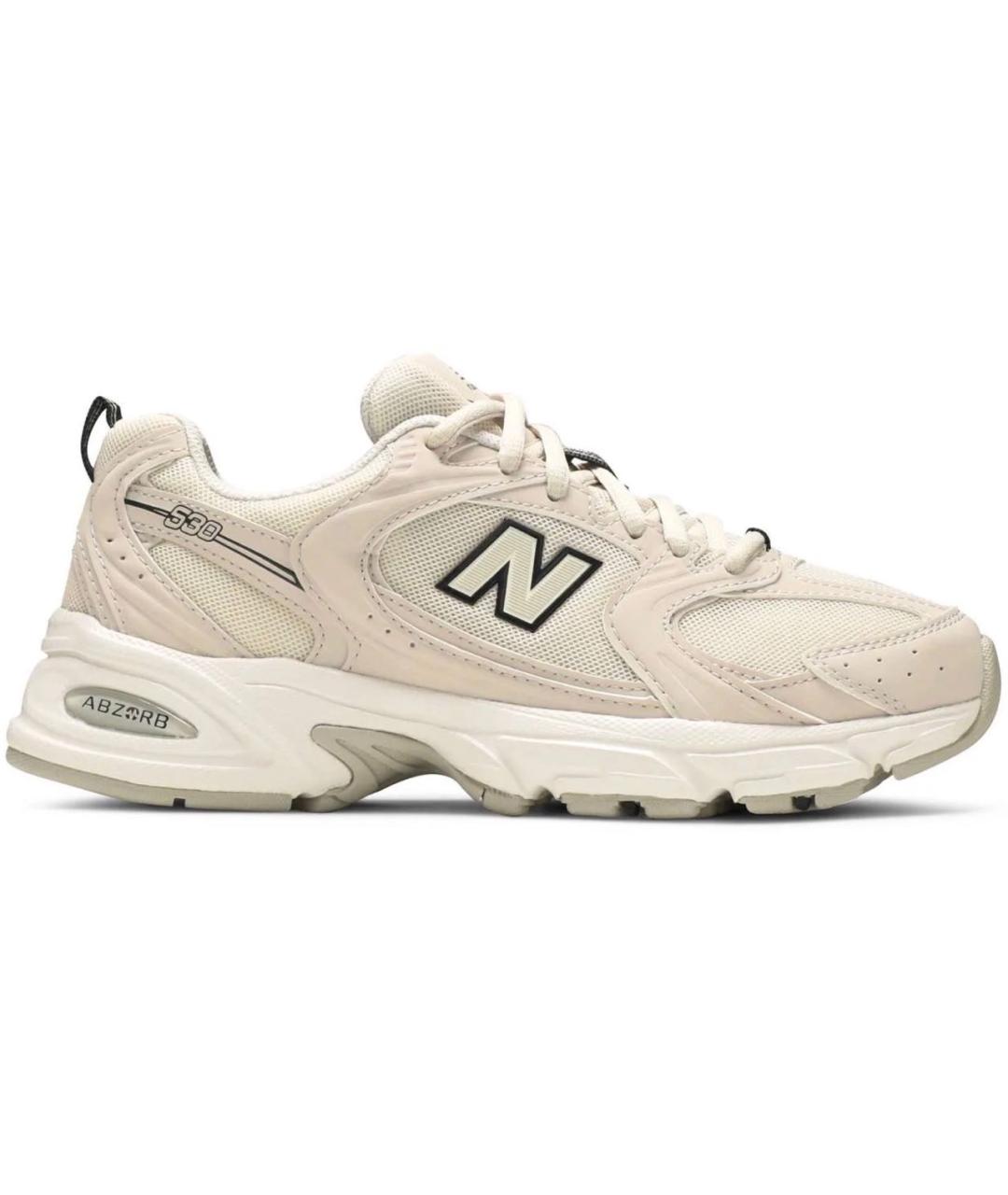 NEW BALANCE Бежевые текстильные кроссовки, фото 1