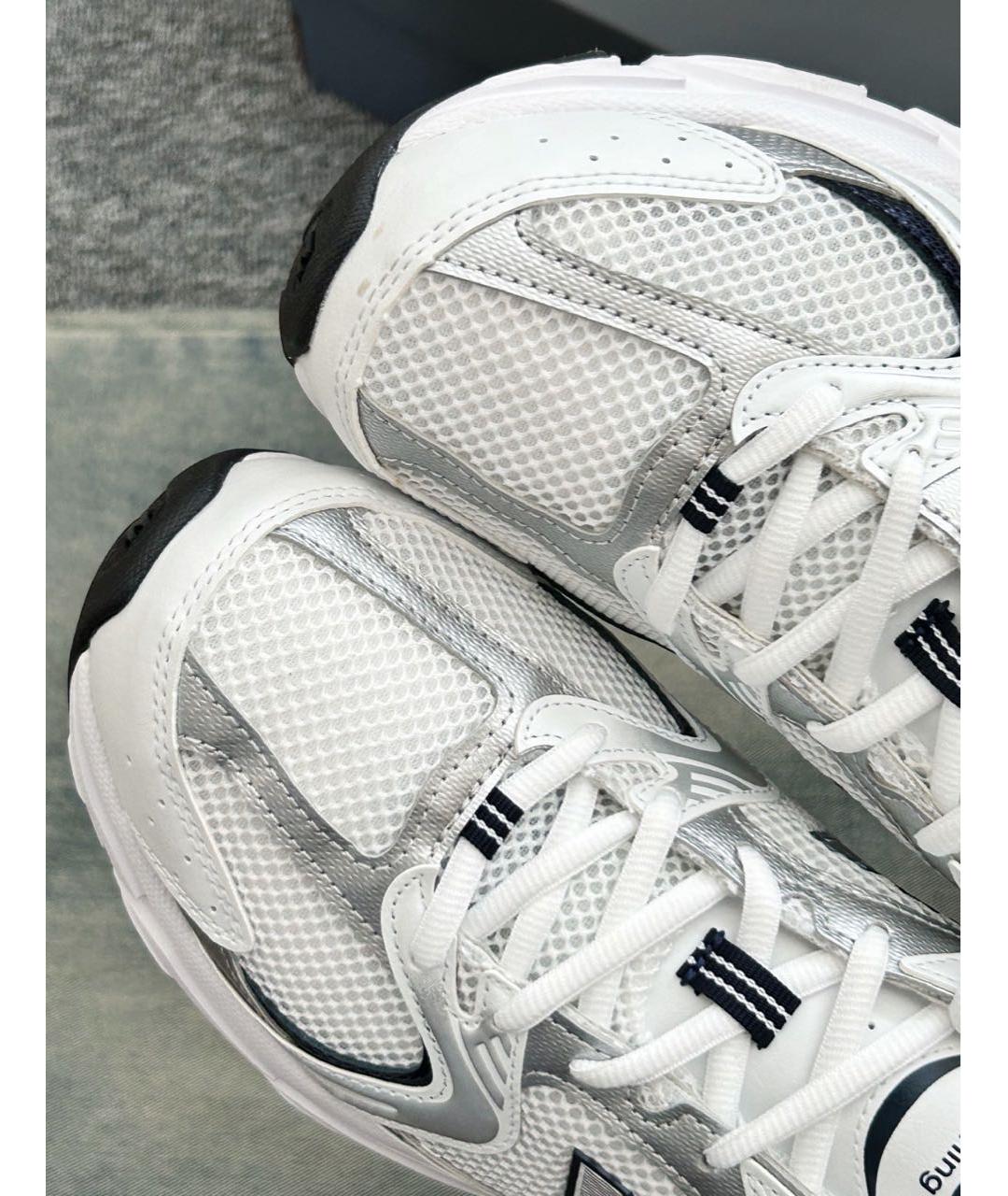 NEW BALANCE Белые текстильные кроссовки, фото 3