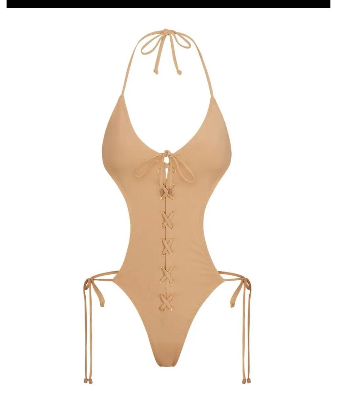 SKIMS Бежевый купальник, фото 5