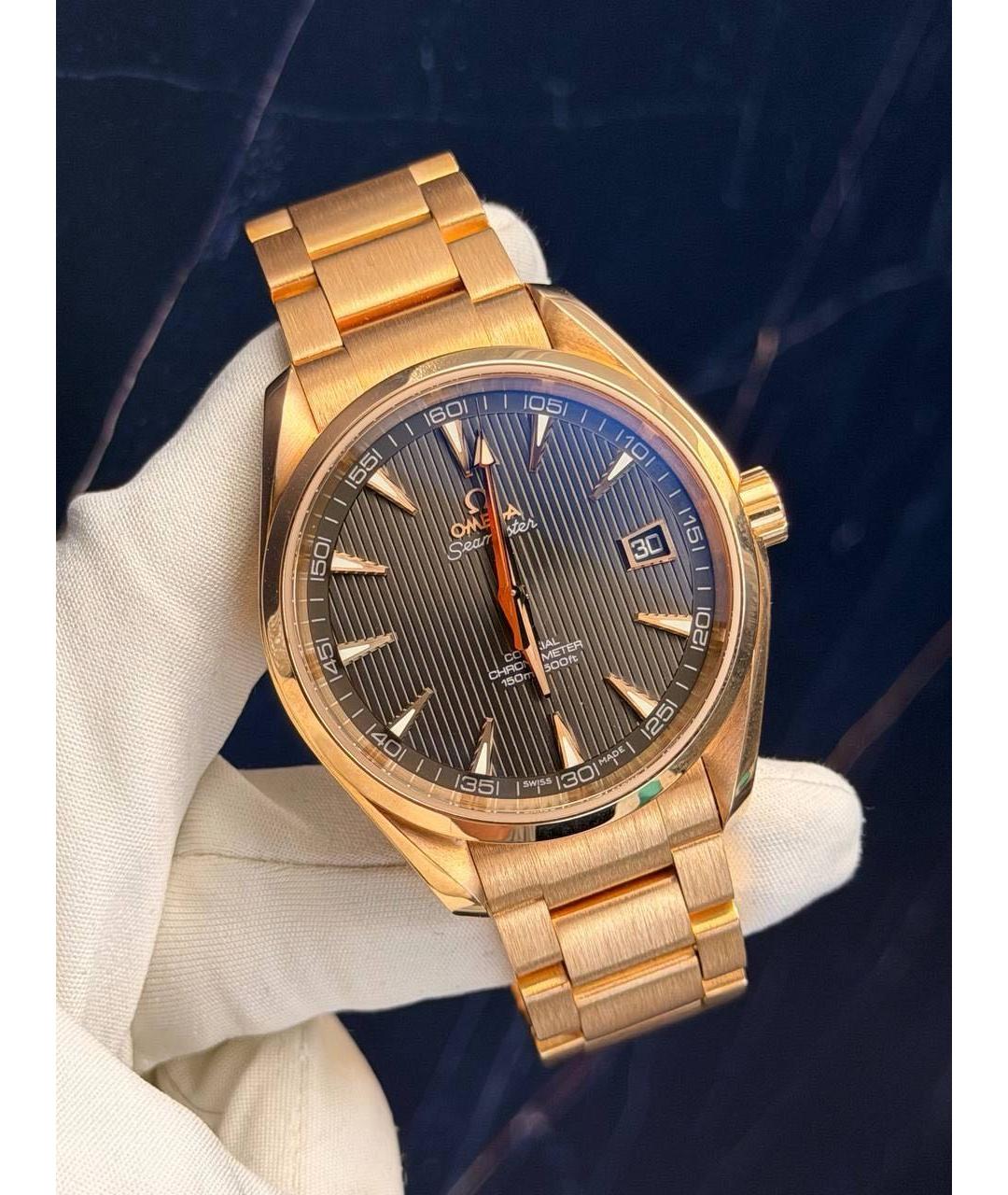 OMEGA Золотые часы из розового золота, фото 2