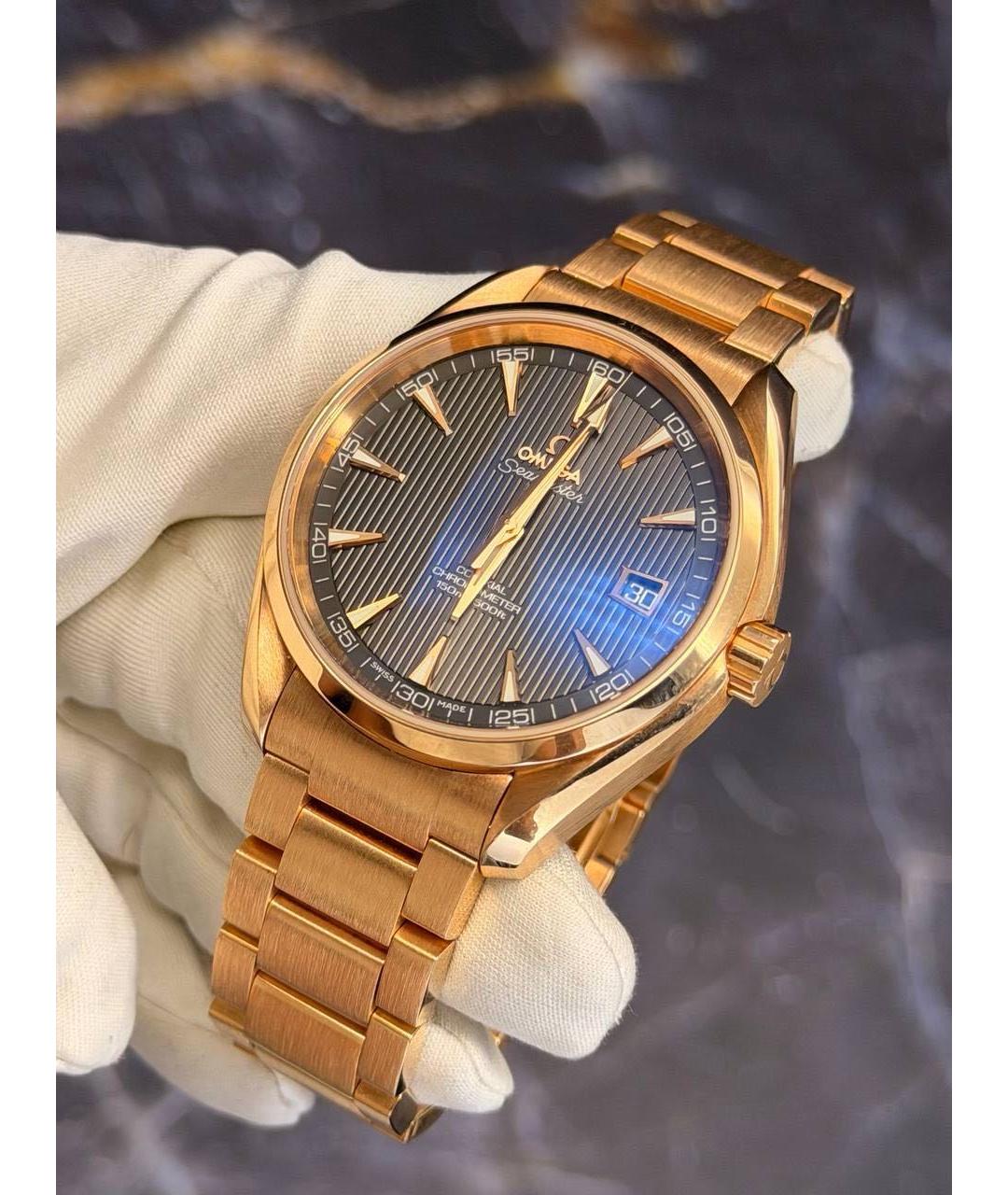 OMEGA Золотые часы из розового золота, фото 3