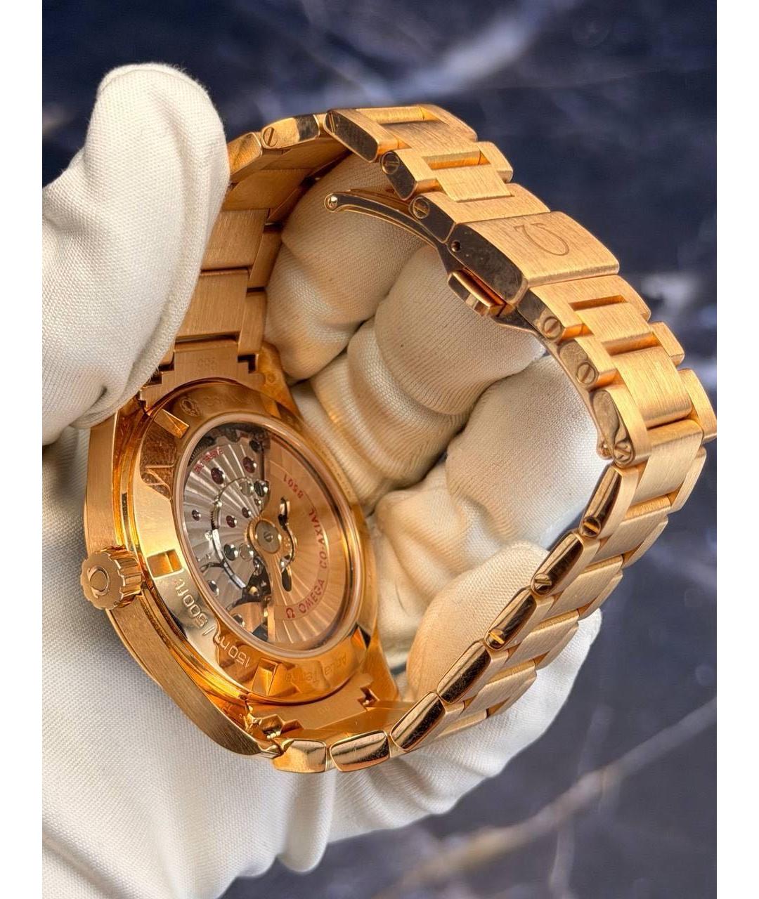 OMEGA Золотые часы из розового золота, фото 4