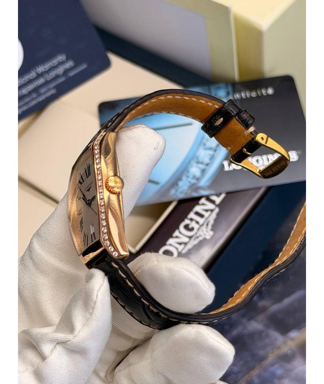 LONGINES Серебряные часы из розового золота, фото 4