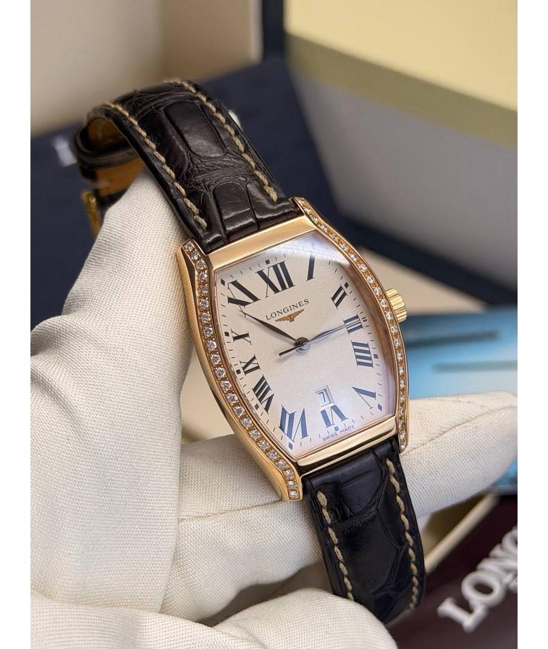 LONGINES Серебряные часы из розового золота, фото 9