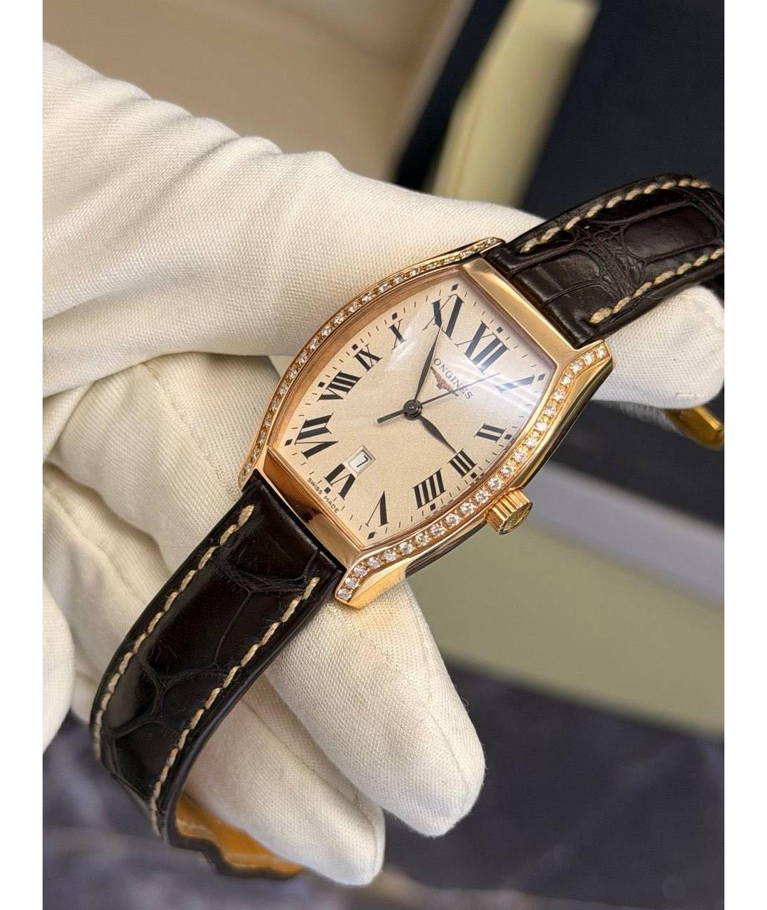 LONGINES Серебряные часы из розового золота, фото 2