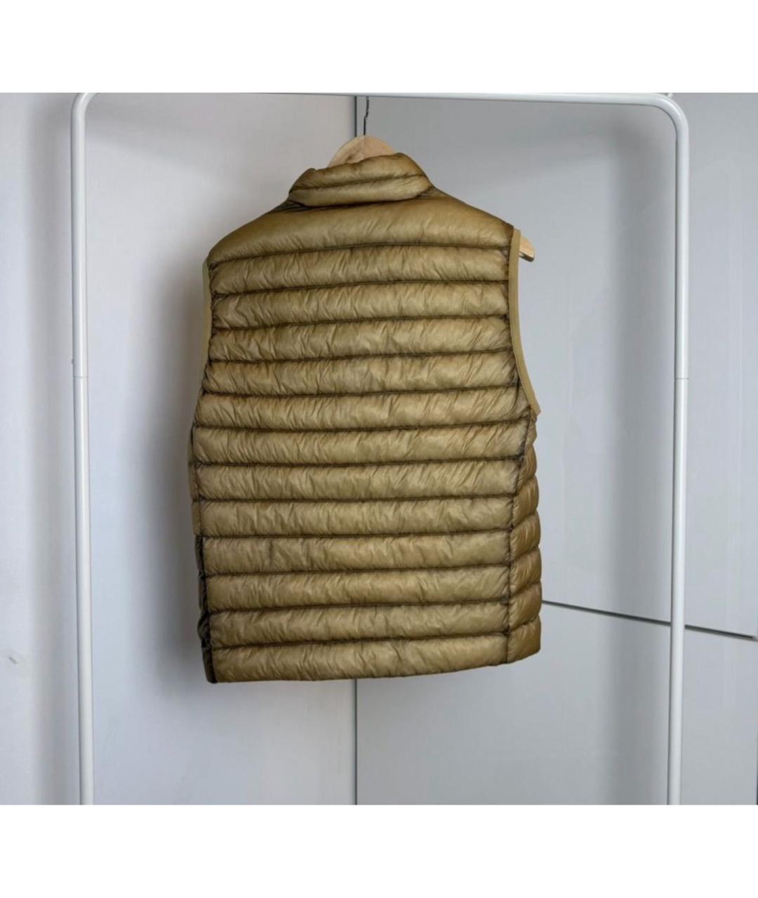 CP COMPANY Горчичный полиамидовый жилет, фото 4