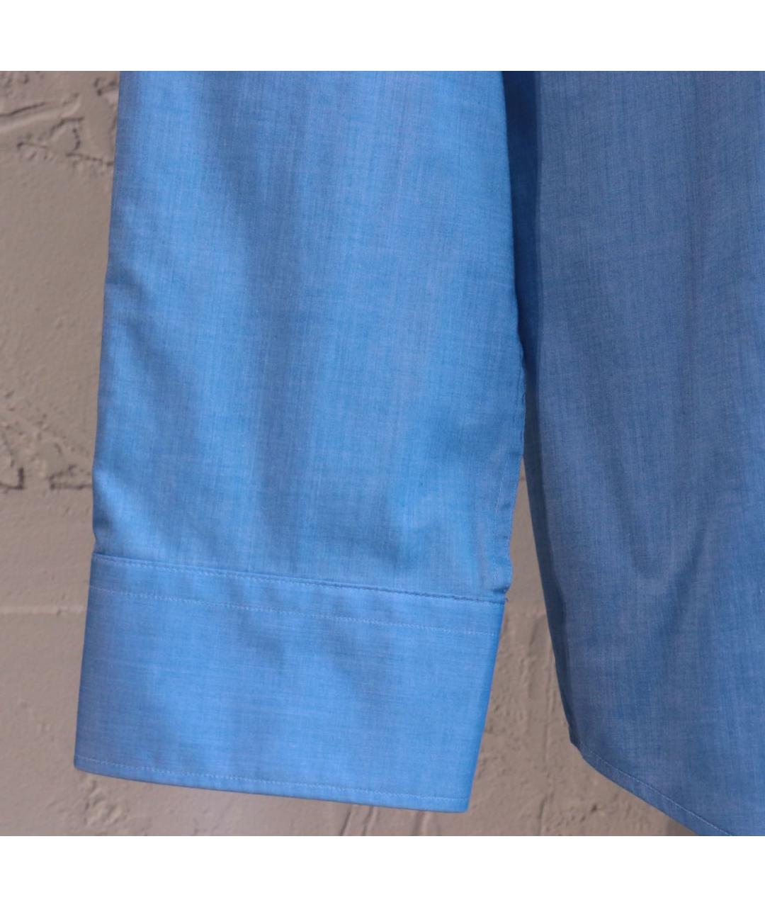 HUGO BOSS Голубая хлопковая классическая рубашка, фото 4