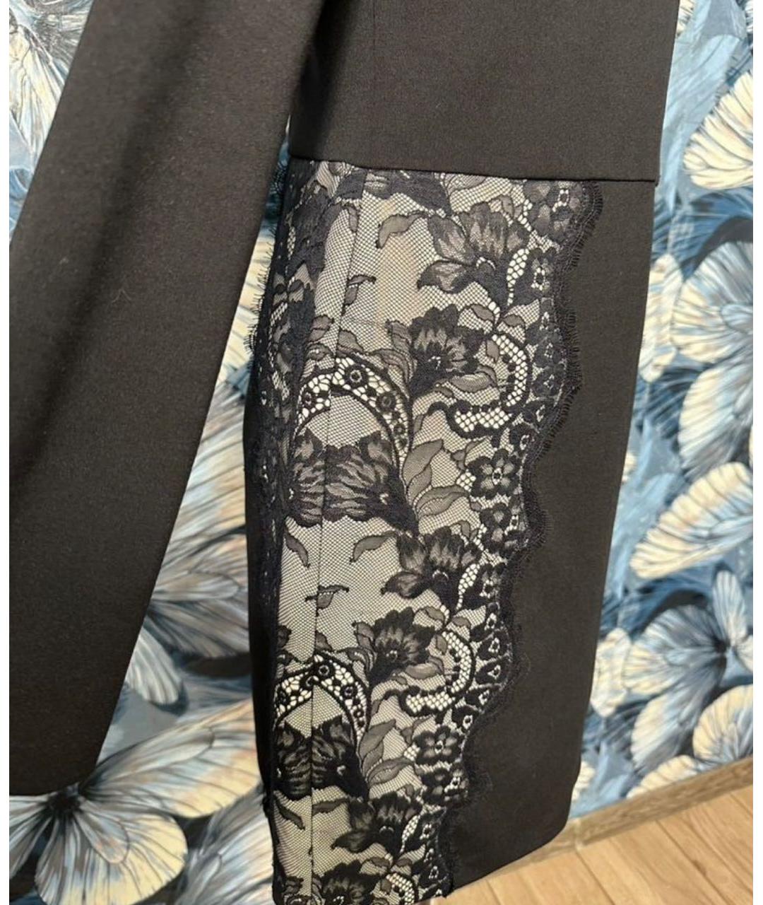 PATRIZIA PEPE Черное полиэстеровое повседневное платье, фото 3