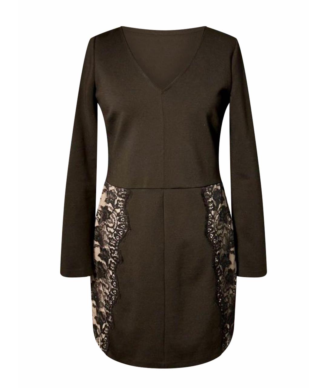 PATRIZIA PEPE Черное полиэстеровое повседневное платье, фото 1