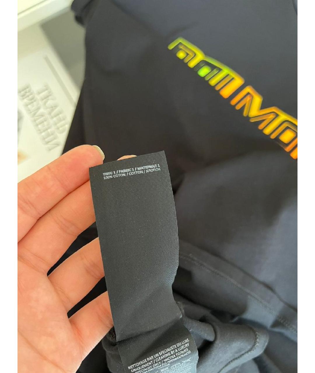 BALMAIN Черная футболка, фото 7